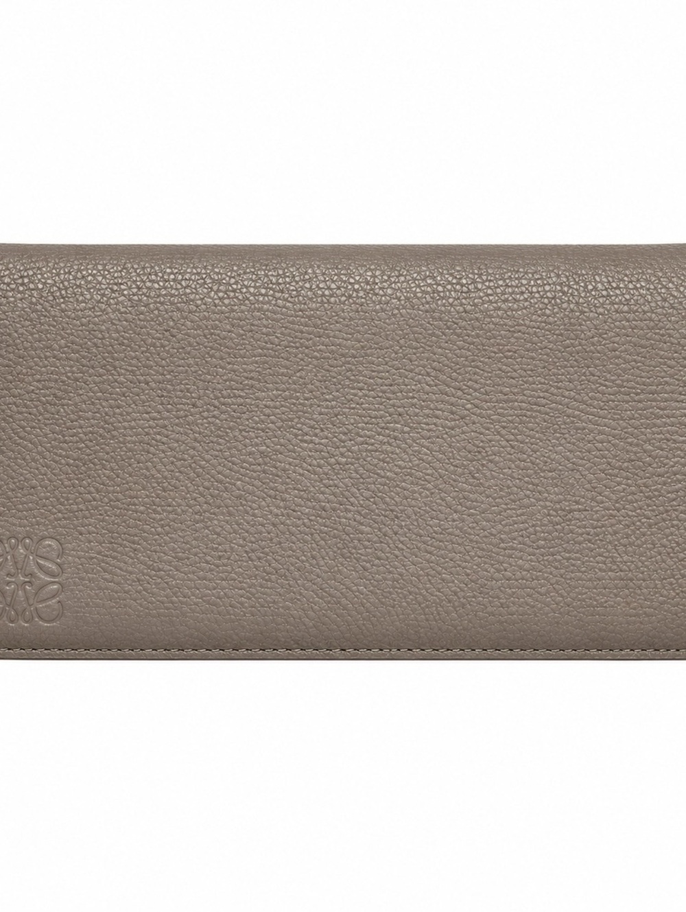 Loewe taupe leather long wallet